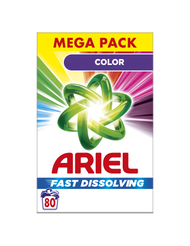 Ariel Pesupulber Color, 4.4 kg, 80 Pesukorda