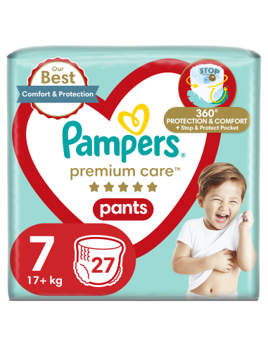 Pampers Premium Care Püksmähkmed, Suurus 7, 27 Mähet, 17kg+