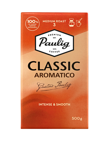 KAST 12 tk! Paulig Classic Aromatico jahvatatud kohv 500g
