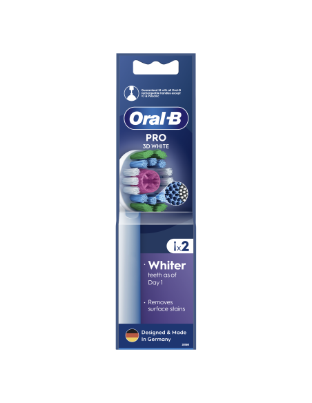 Oral-B EB18-2 3D White Pro Varuharjad, 2 tk