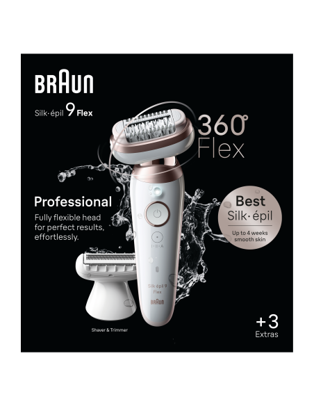 SES9-030 3D Braun Silk•épil 9 Flex Epilaator