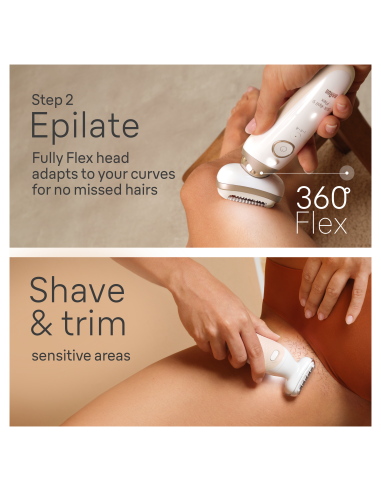 SES9-481 3D Braun Silk•épil 9 Flex SkinSpa...