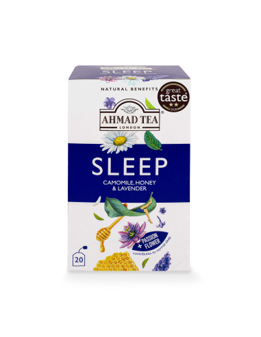 KAST 6 tk! Ahmad taimetee Natural Benefit Sleep 20x1,5g ümbrikus