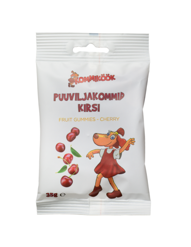 Lotte puuviljakommid, kirsi 35g