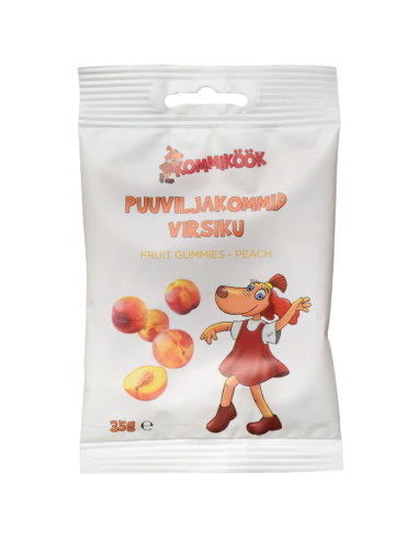 Lotte puuviljakommid, virsiku 35g