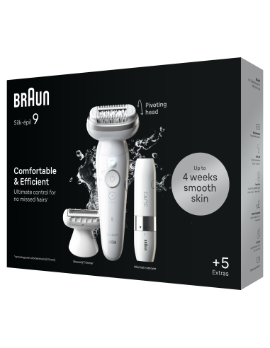 SES9-341 Braun Silk•épil 9 Epilaator + FS1000...