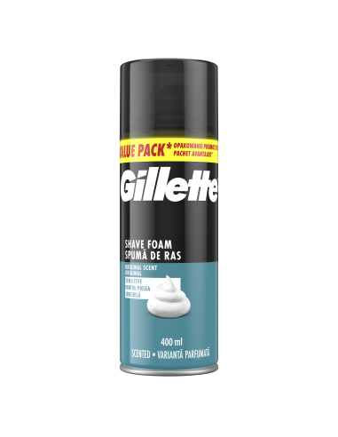 KAST 6 tk! Gillette Classic Sensitive Raseerimisvaht, 400ml