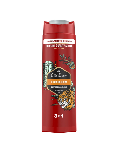 KAST 6 tk! Old Spice Tigerclaw Meeste Dušigeel Ja Šampoon, 400 ml