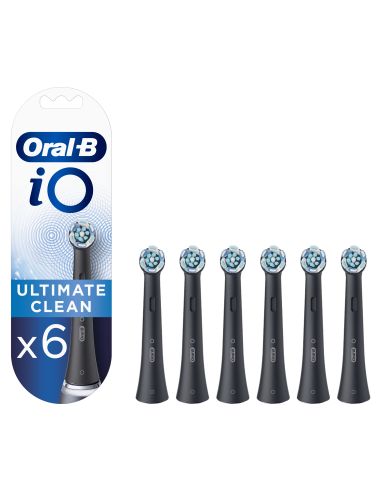 CB-6 Oral-B iO Ultimate Clean Black XL varuharjapead 6tk.