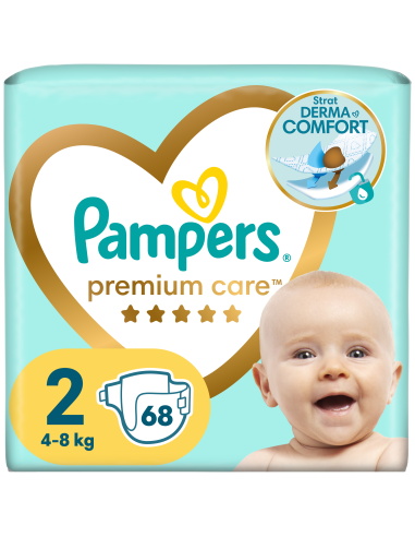 Pampers Premium Care Mähkmed,  Suurus 2 (Mini), 4–8 Kg, 68 Mähet