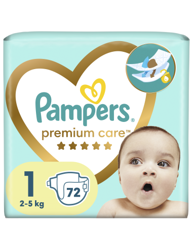 KAST 2 tk! Pampers Premium Care Mähkmed,  Suurus 1 (Mini), 2–5 Kg, 72 Mähet