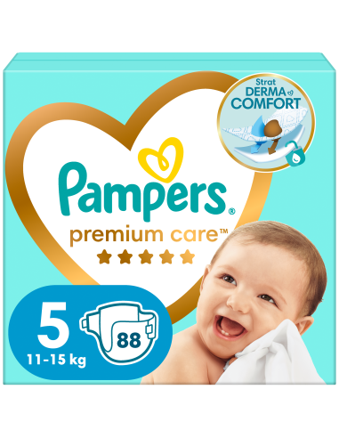 Pampers Premium Care Mähkmed, Suurus 5 (Junior), 11–15 Kg, 88 Mähet