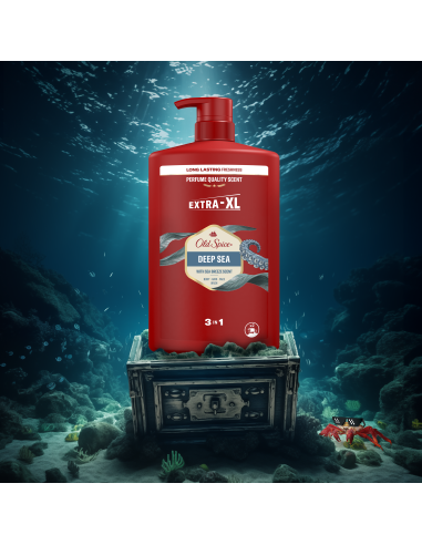 KAST 4 tk! Old Spice Deep Sea Meeste Dušigeel...