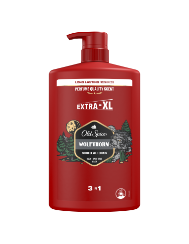 KAST 4 tk! Old Spice Wolfthorn Meeste Dušigeel...