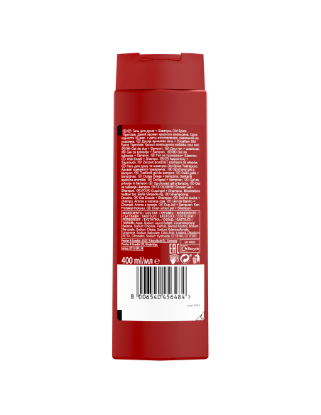 Old Spice Tigerclaw Meeste Dušigeel Ja Šampoon, 400 ml