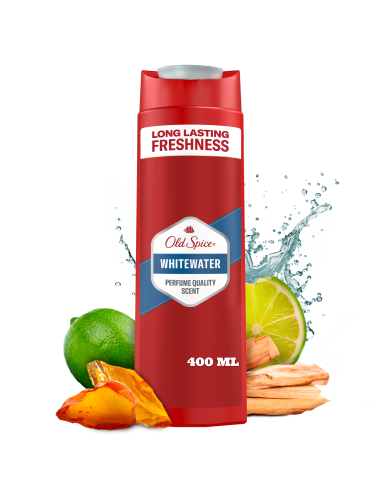 KAST 6 tk! Old Spice Whitewater Meeste Dušigeel Ja Šampoon, 400 ml