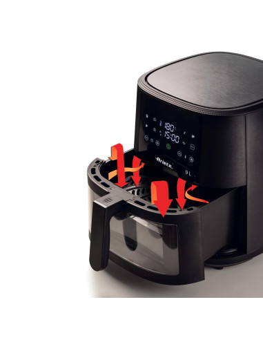 4630 Ariete Airy Fryer 9L kuumaõhufritüür must
