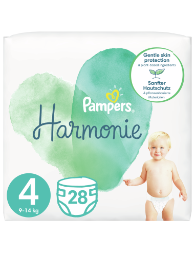 KAST 4 tk! Pampers Harmonie Mähkmed,  Suurus 4, 28 Mähet, 9kg-14kg