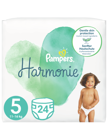 Pampers Harmonie Mähkmed, Suurus 5, 24 Mähet, 11kg-16kg