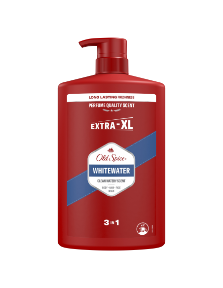Old Spice Whitewater Meeste Dušigeel Ja Šampoon, 1000 ml