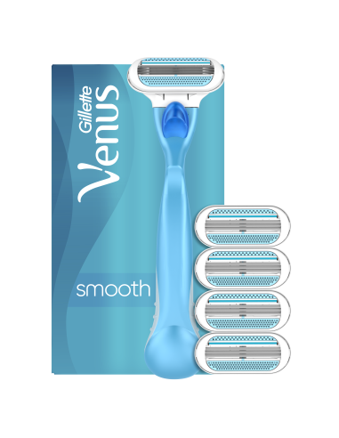 Gillette Venus Smooth Naiste Raseerija + 4 Tera