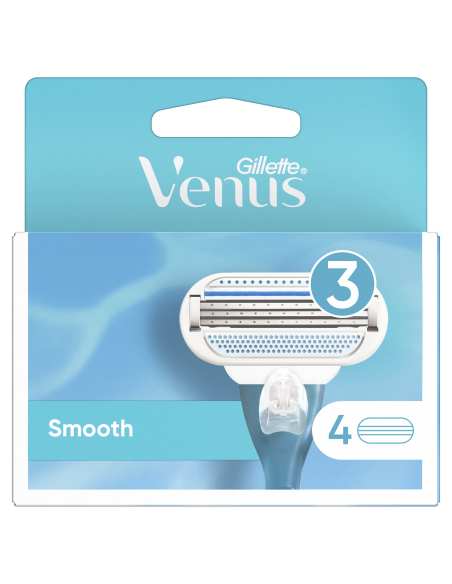 Gillette Venus Smooth Raseerija Varuterad, 4 tk