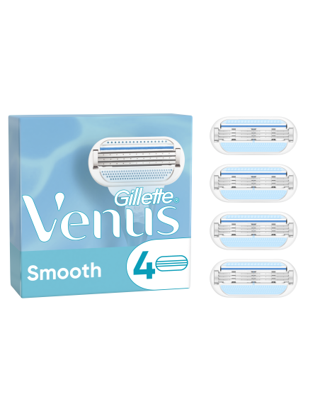 Gillette Venus Smooth Raseerija Varuterad, 4 tk