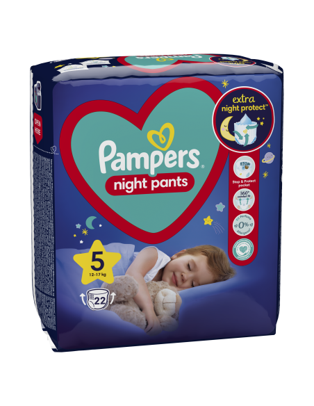 Pampers Night Pants Püksmähkmed, Suurus 5, 88 Mähet, 12kg-17kg