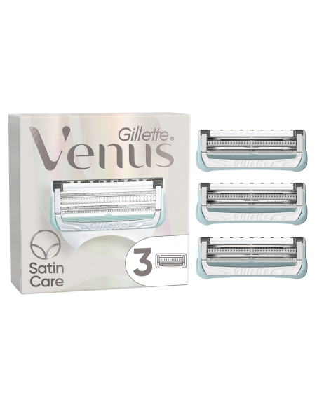 Gillette Venus Satin Care Naiste Raseerimisterad, 3 Tera
