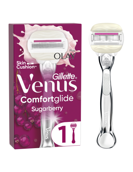 Gillette Venus ComfortGlide Sugarberry Raseerija + Varutera 1 tk