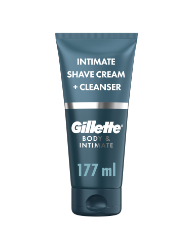 KAST 6 tk! Gillette Body & Intimate Pubic 2in1 Raseerimiskreem ja Puhastusvahend, 177 ml