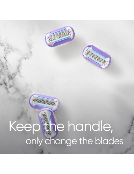 KAST 6 tk! Gillette Venus Deluxe Smooth Swirl Raseerija + Varutera 1 tk