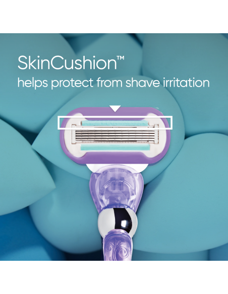 KAST 6 tk! Gillette Venus Deluxe Smooth Swirl Raseerija + Varutera 1 tk