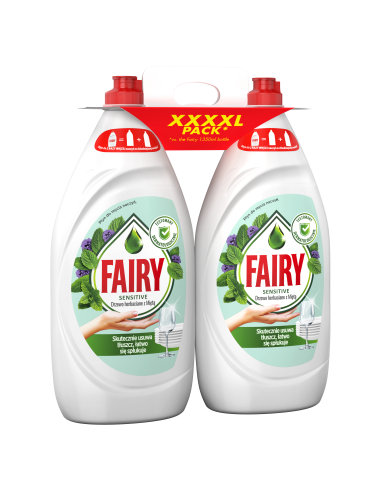 KAST 4 tk! Fairy Nõudepesuvahend Tea Tree & Mint 2700 ml