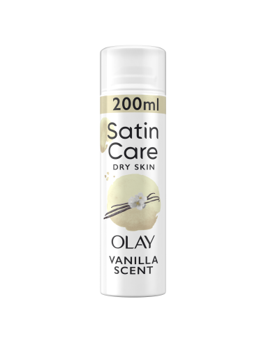 Gillette Raseerimisgeel Satin Care, Vanilla Olay, 200 ml