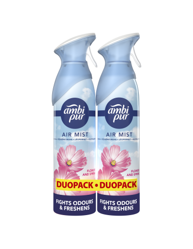 KAST 4 tk! Ambi Pur Flower & Spring õhuvärskendaja, 2 x 185 ml