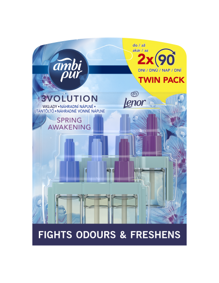 KAST 6 tk! Ambi Pur 3Volution Spring Awakening õhuvärskendaja täitepakend, 2 x 20 ml