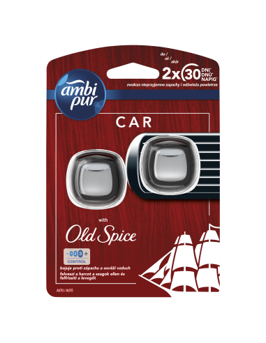 Ambi Pur Old Spice auto õhuvärskendaja, 2 tk