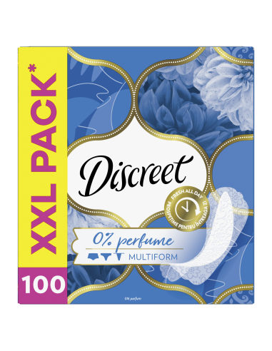 KAST 5 tk! Discreet Breathable Multiform Lõhnastamata Pesukaitsmed, 100 tk