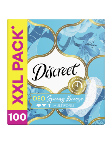 KAST 5 tk! Discreet Breathable Multiform Spring Breeze Pesukaitsmed, 100 tk