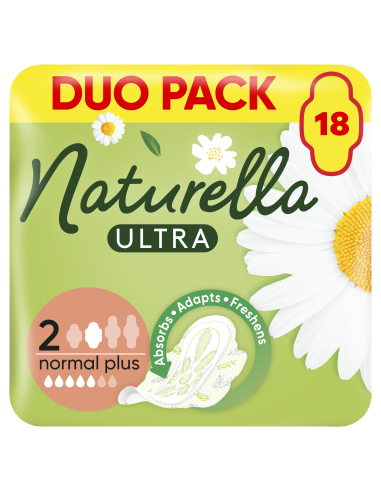 KAST 12 tk! Naturella Ultra Normal Plus Size 2 Tiibadega Sidemed, 18 tk