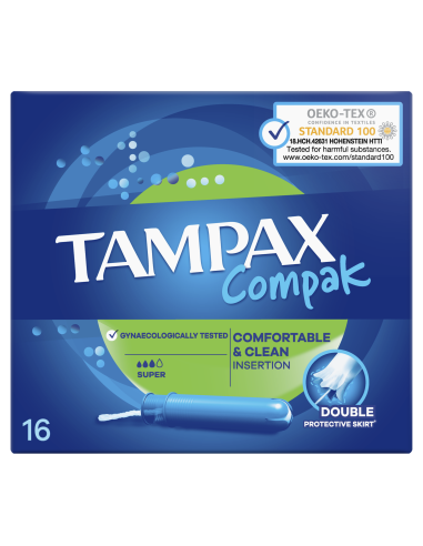 KAST 6 tk! Tampax Compak Super Tampoonid...