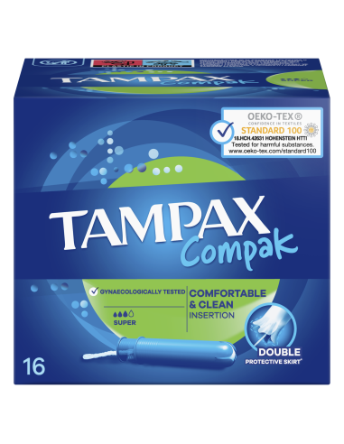 KAST 6 tk! Tampax Compak Super Tampoonid...