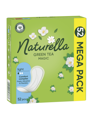 KAST 8 tk! Naturella Light Green Tea Magic Pesukaitsmed, 52 tk