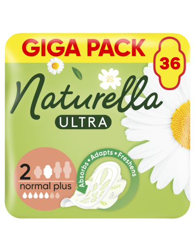 KAST 8 tk! Naturella Ultra Normal Plus Size 2 Tiibadega Sidemed, 36 tk