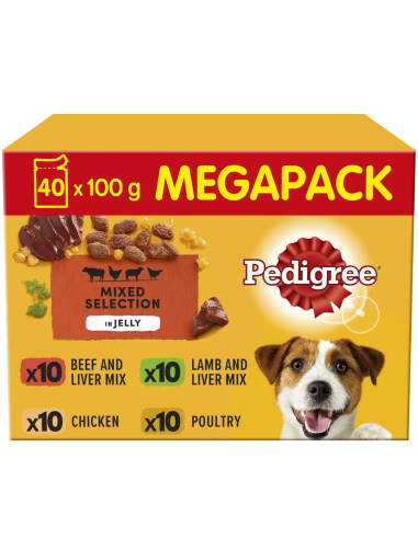 PEDIGREE Vital Protection želees (40x100g) Märg koeratoit