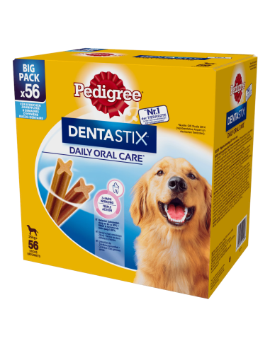 Pedigree Dentastix Large koerte maiused suurtele tõugudele, 56 tk (8x270g)