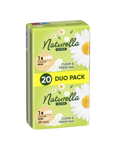 KAST 12 tk! Naturella Ultra Normal Size 1 Tiibadega Hügieenisidemed, 20 tk