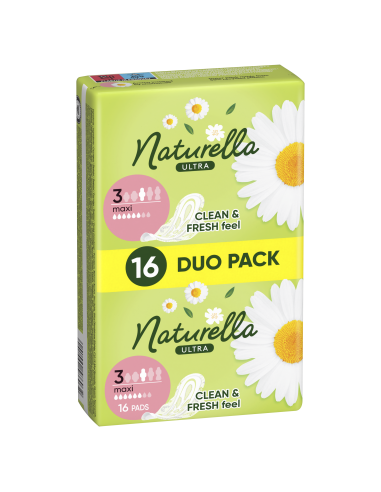 KAST 12 tk! Naturella Ultra Maxi Size 3 Tiibadega Hügieenisidemed, 16 tk
