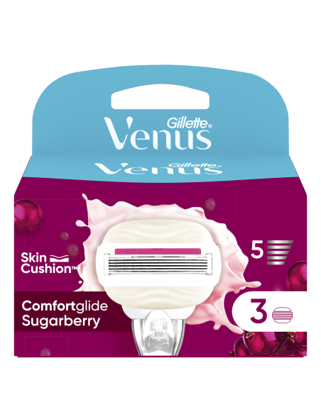 Gillette Venus ComfortGlide Sugarberry Miami Varuterad, 3 tk   